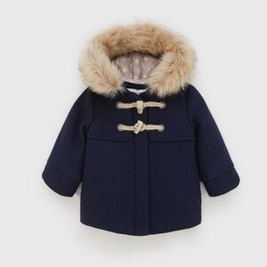 Zara Kids Girls Duffle Pea Coat 2/3 T